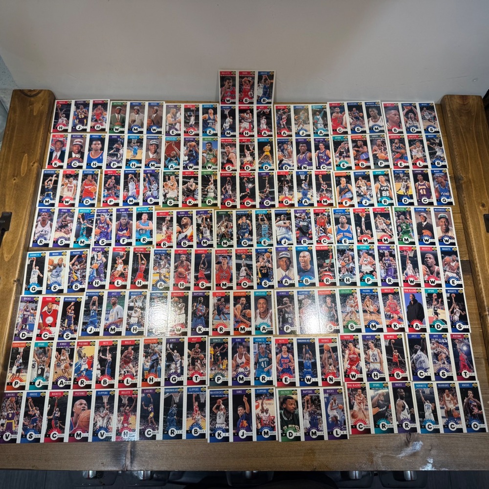 1996-97 Upper Deck Collector's Choice Mini Cards 57 Panel Lot 171 NBA Cards